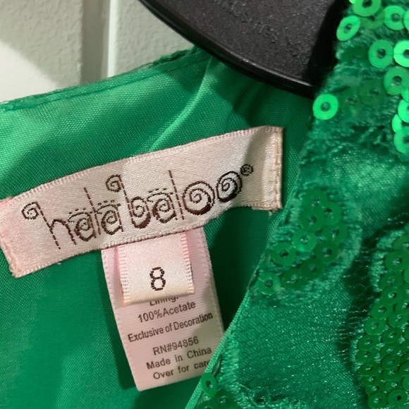Halabaloo Green Dress size 8 - Picture 4 of 4